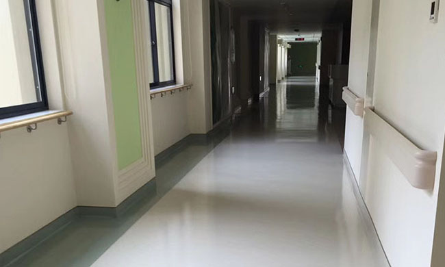 德州塑膠地板卷材工程案例